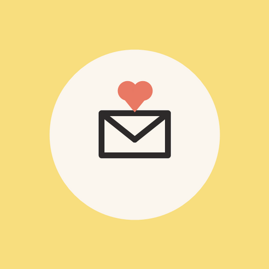 Envelope with a heart