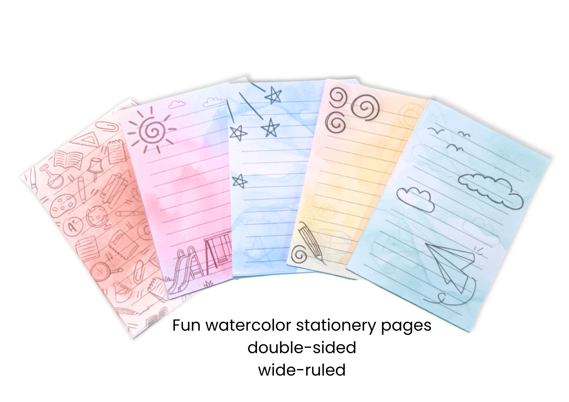 Letter-writing supplies included in the Little Letter Box Classroom Set