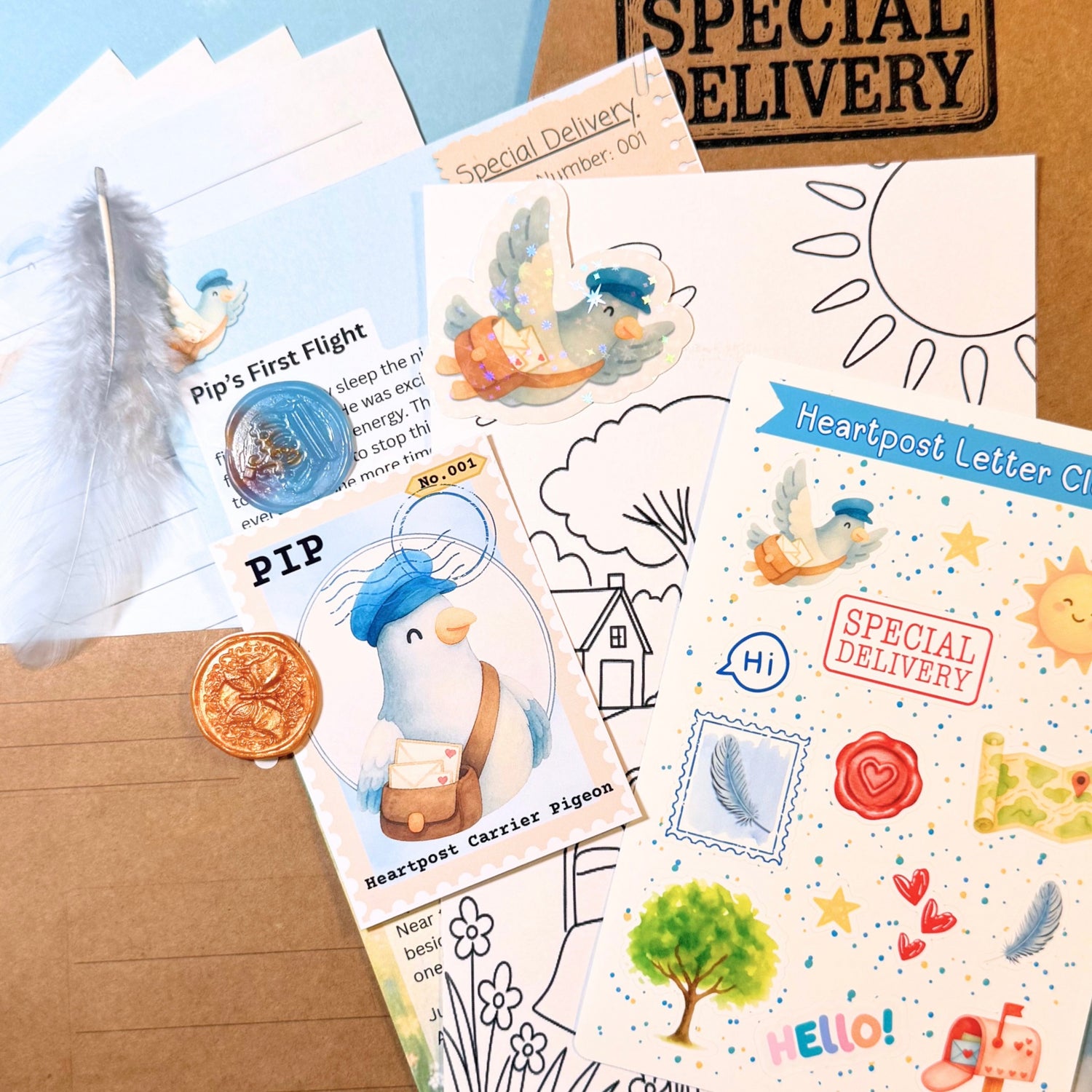 The Heartpost Mail Club Happy Mail Bundle