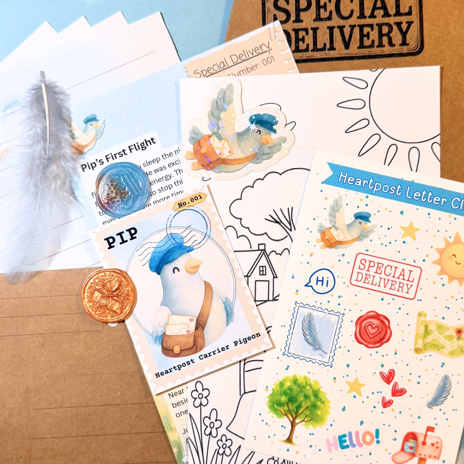 The Heartpost Mail Club Happy Mail Bundle