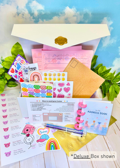 Homeschool Letter Box Deluxe, premium magnetic closure keepsake box