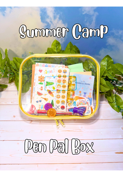 Summer Camp stationery set included in the box