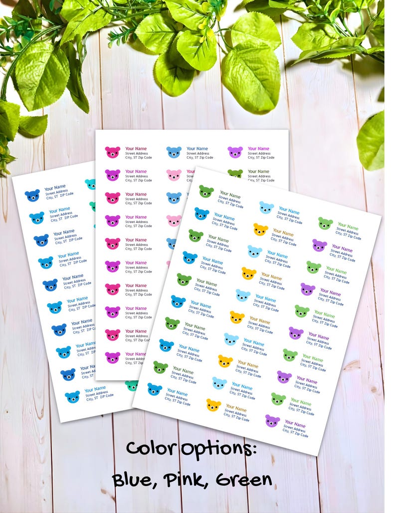 Return address labels on envelope, making sending mail easier for kids