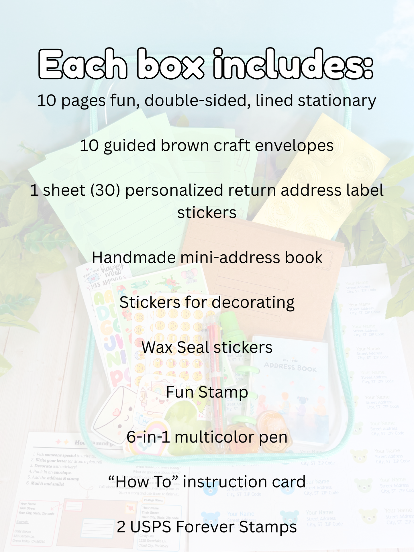 Summer Camp Letter Box